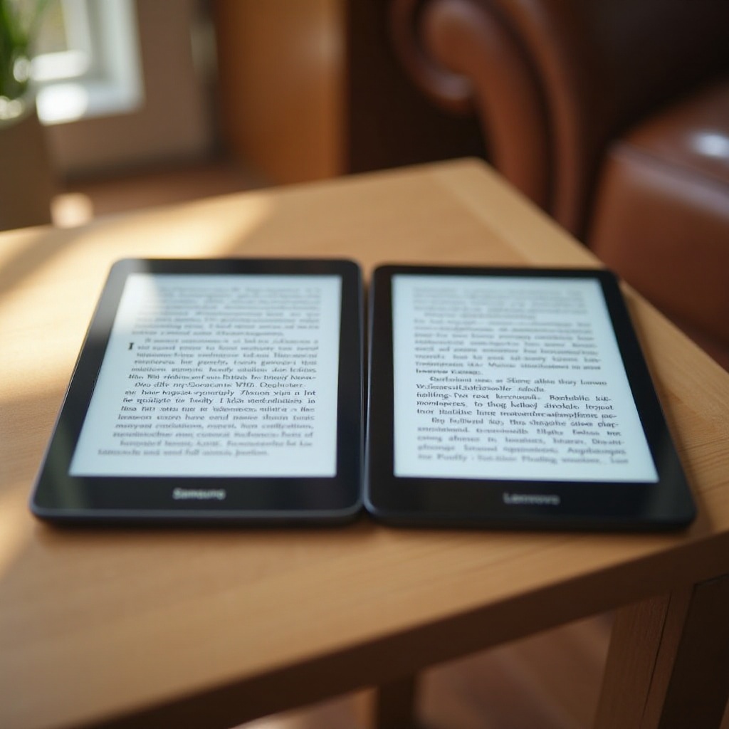 Samsung or Lenovo Tablet for Reading Ebooks: Which is Best for 2024?