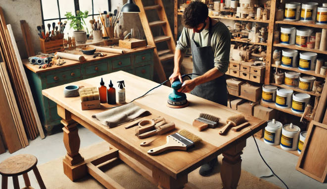 How to Refinish Dining Table from Old to New